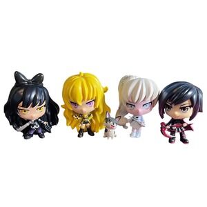 RWBY Jazwares Figure Lot Unisex OS Multicolor Excellent V1 Team RWBY Zwei 5pc